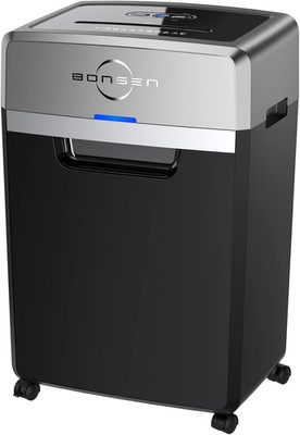 Heavy Duty Paper Shredder, 24-Sheet Cross-Cut Shredder, 40-Min Continuous Runnin