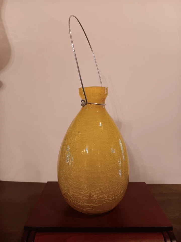 ACHLA Tear Rooting Vase Yellow - 11  1/4 In. Tall Very Nice - Image 4 of 4