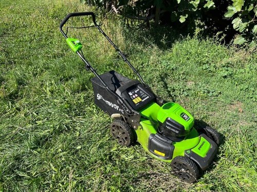40V Akku Rasenmäher 46cm Greenworks GD40LM46HPK4, mit 4Ah Batterie und Ladegerät - Bild 9 von 13