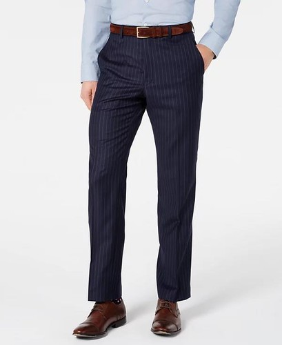 Ralph Lauren Men's Wool Blend Pinstripe Suit Pants 36 X 32 NEW $190 EDDWPALZ0758