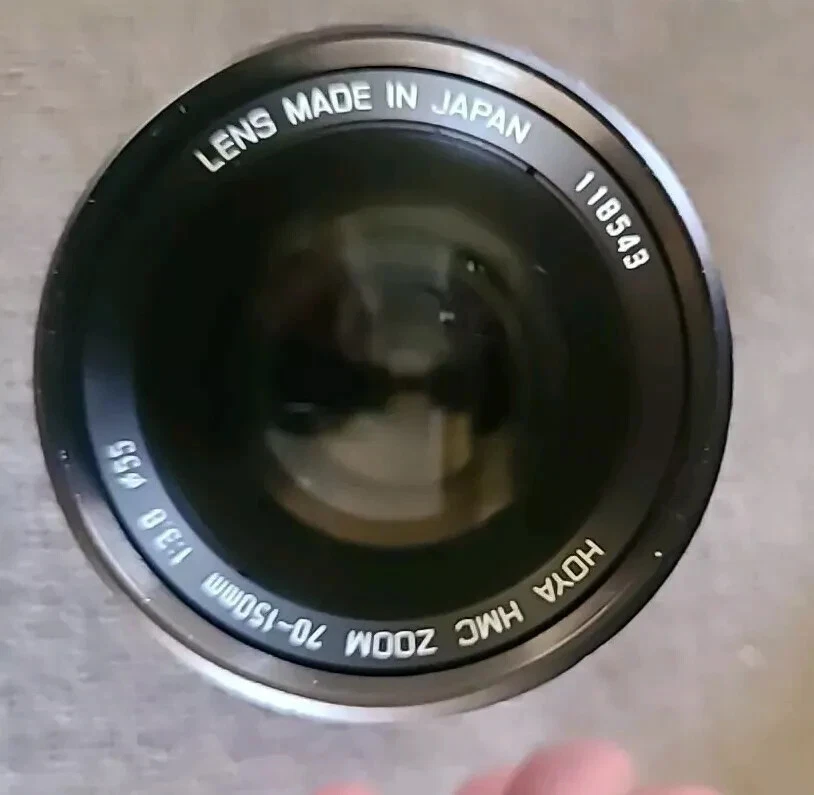 Lente de zoom HOYA para Olympus HMC 70-150mm montagem F3.8 OM + filtro de clarabóia 55mm - Imagem 2 de 4