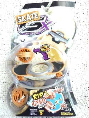 GX Skate Racer w/ Rip Gyro For Insane Air and Sick Tricks, Hypnoz Orange/Black