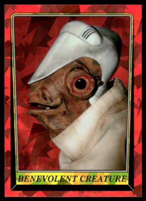 2023 Topps Chrome Star Wars Sapphire #66 Benevolent Creature Red