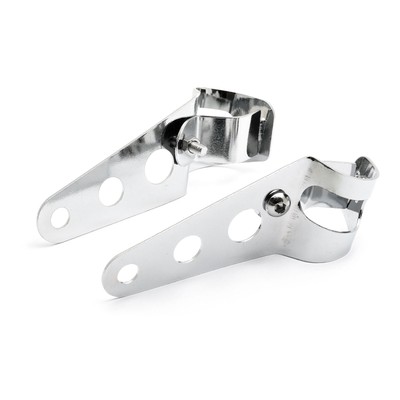 LAMPENHALTER, Headlight brackets bis ca. 37mm, chrom