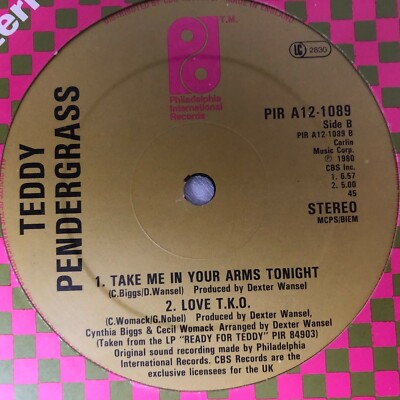 Teddy Pendergrass, Take Me In Your Arms Tonight / Love T.K.O / The Whole Town's 