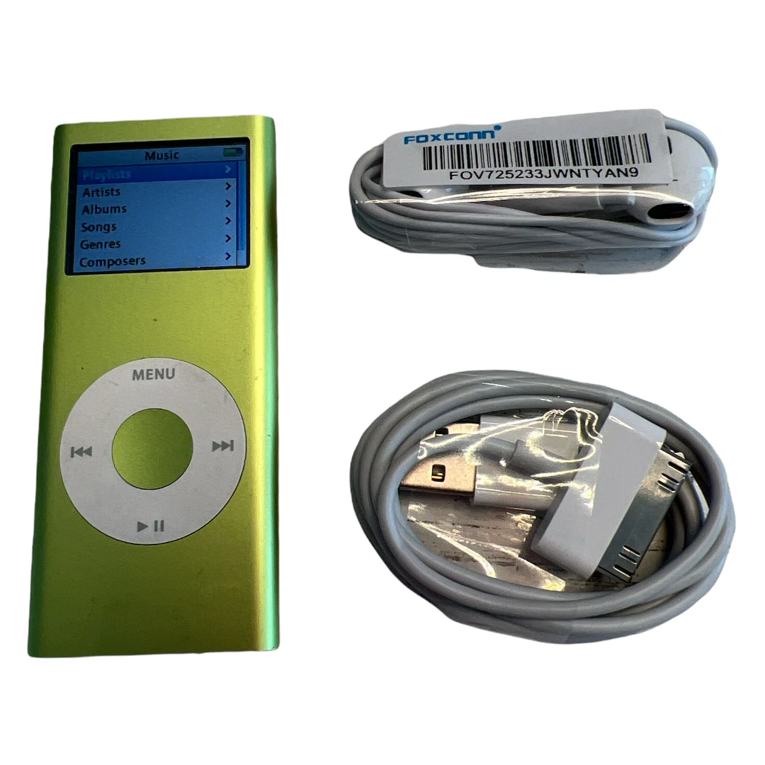 Apple iPod nano 2nd Generation Green (4 GB), Excellent Condition