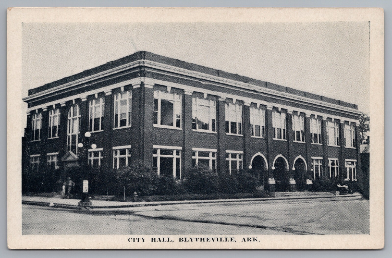 City Hall Blytheville Arkansas Postcard eBay