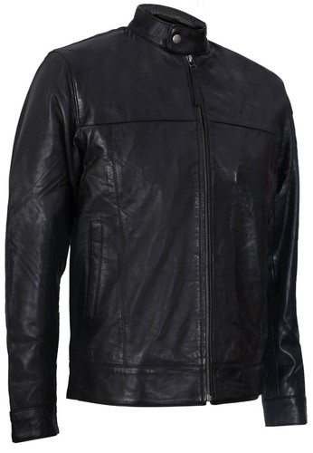 Men's Smart Black Real Soft Genuine 
