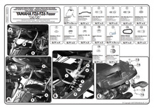 GIVI KIT Seitenkofferträger Monokey für Yamaha FZ6/FZ6 600 Fazer 2004 - 2006