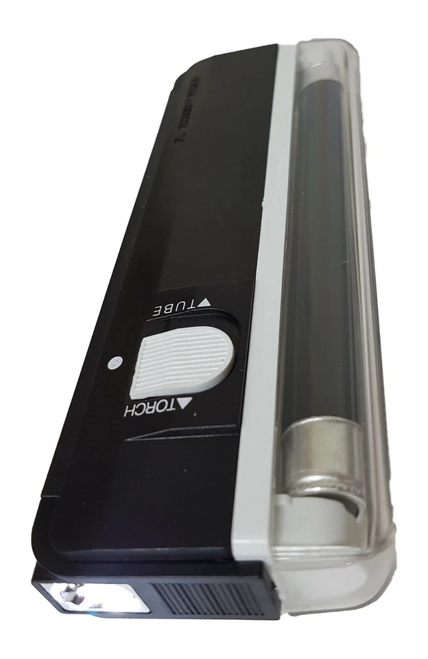 Schwarzlichtlampe Geldscheinprüfer Geldtester UV Fälschungstester mit Taschenl. - Bild 2 von 4