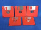 Staples 3.5" micro floppy disc Mb Diskettes by Staples (Lot of 5 pcs)