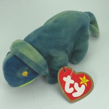 Rare Retired McDonalds Ty Teenie Beanie Babies Iggy The Iguana 1993