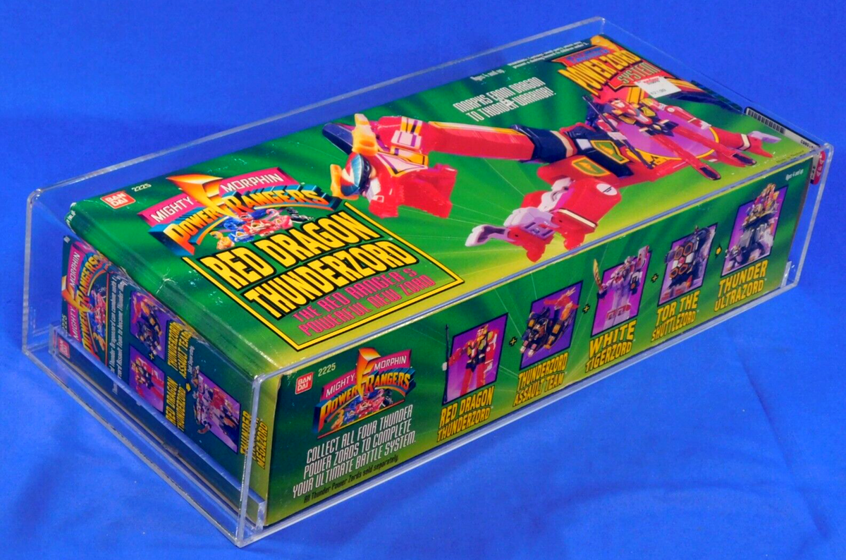 MIGHTY MORPHIN POWER RANGERS RED DRAGON THUNDERZORD AFA 80 MIGHTY MORPHIN POWER RANGERS RED DRAGON THUNDERZORD AFA 80
