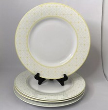 Williams Sonoma CITRON Yellow Green Mixed 12” Service Dinner Plates - Set Of 4