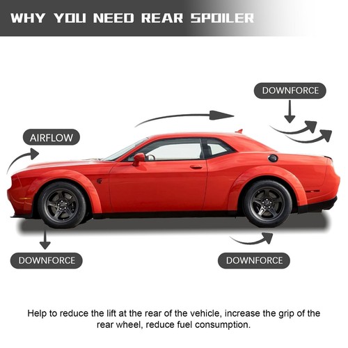 Spoiler posteriore 46" GT-Race nero opaco per Porsche Boxster 986 - Foto 8 di 16