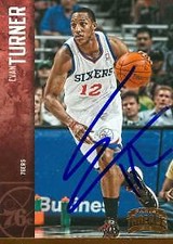 Evan Turner autographed Basketball Card (76ers) 2012 Panini Threads #111