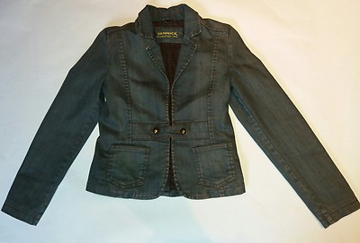 Yannick Jeans-Blazer Jacke Gr. 146 Mädchen wie neu