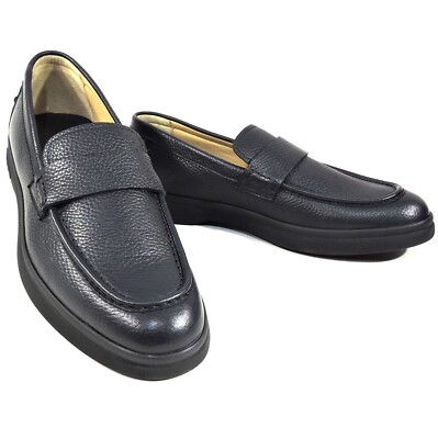 BALDININI Men\'s Navy Suede Slip-On COMFORT Loafers Amazon.com | Baldinini Men main image 3