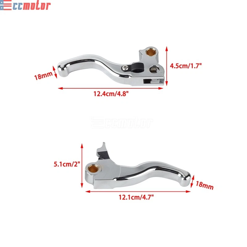Brake Lever Clutch Lever For 96-03 Harley Sportster XL1200C XL883C Sport XL1200S - Imagem 4 de 4