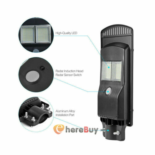 9900000lm LED Solar Street Lights Security Flood Lamp Motion Sensor Outdoor Wall - Picture 131 of 170