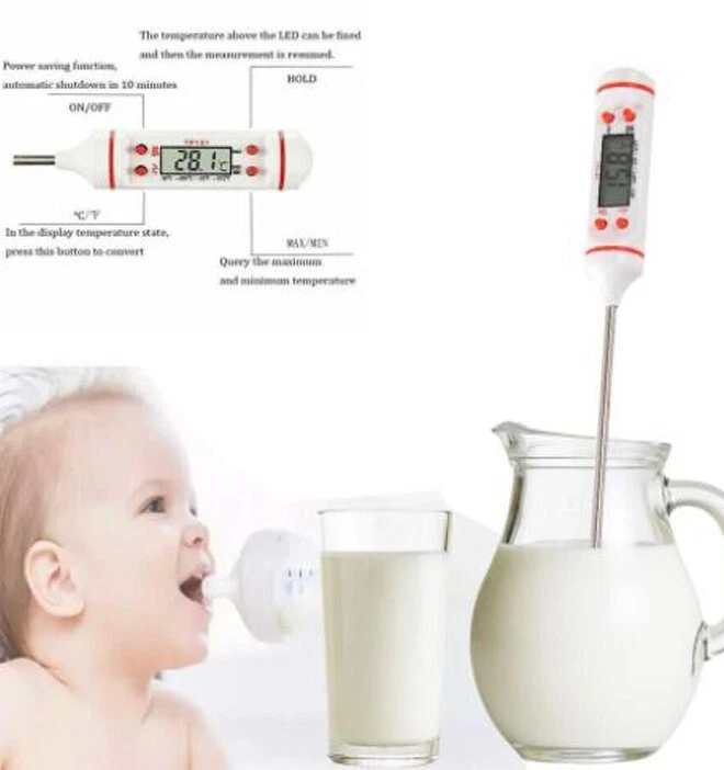 Kitchen Meat Thermometer Food Cooking Water Temperature BBQ Temperature Gauge