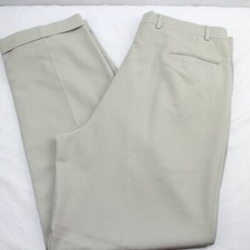 Linea Naturale Mens Light Gray Dress Pants Size 38 USA MADE