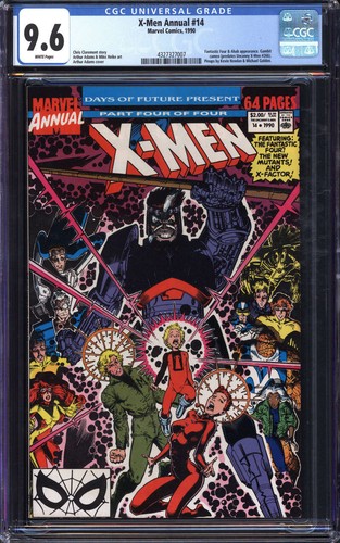 X-MEN ANNUAL #14 CGC 9.6 WHITE PAGES // GAMBIT CAMEO PREDATES X-MEN #2 ID: 55482