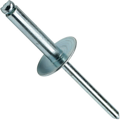 Large Flange Pop Rivets 1/4'' x 5/8''All Steel (8-10) Dome Head Qty 250
