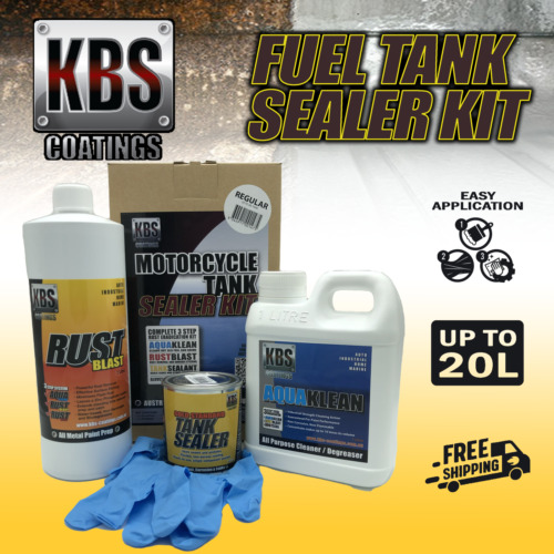 <!--F#f_0-->KBS Motorcycle Fuel Tank Sealer Repair Kit Coating Stop Rust Corrosion 20L<!--F/-->
