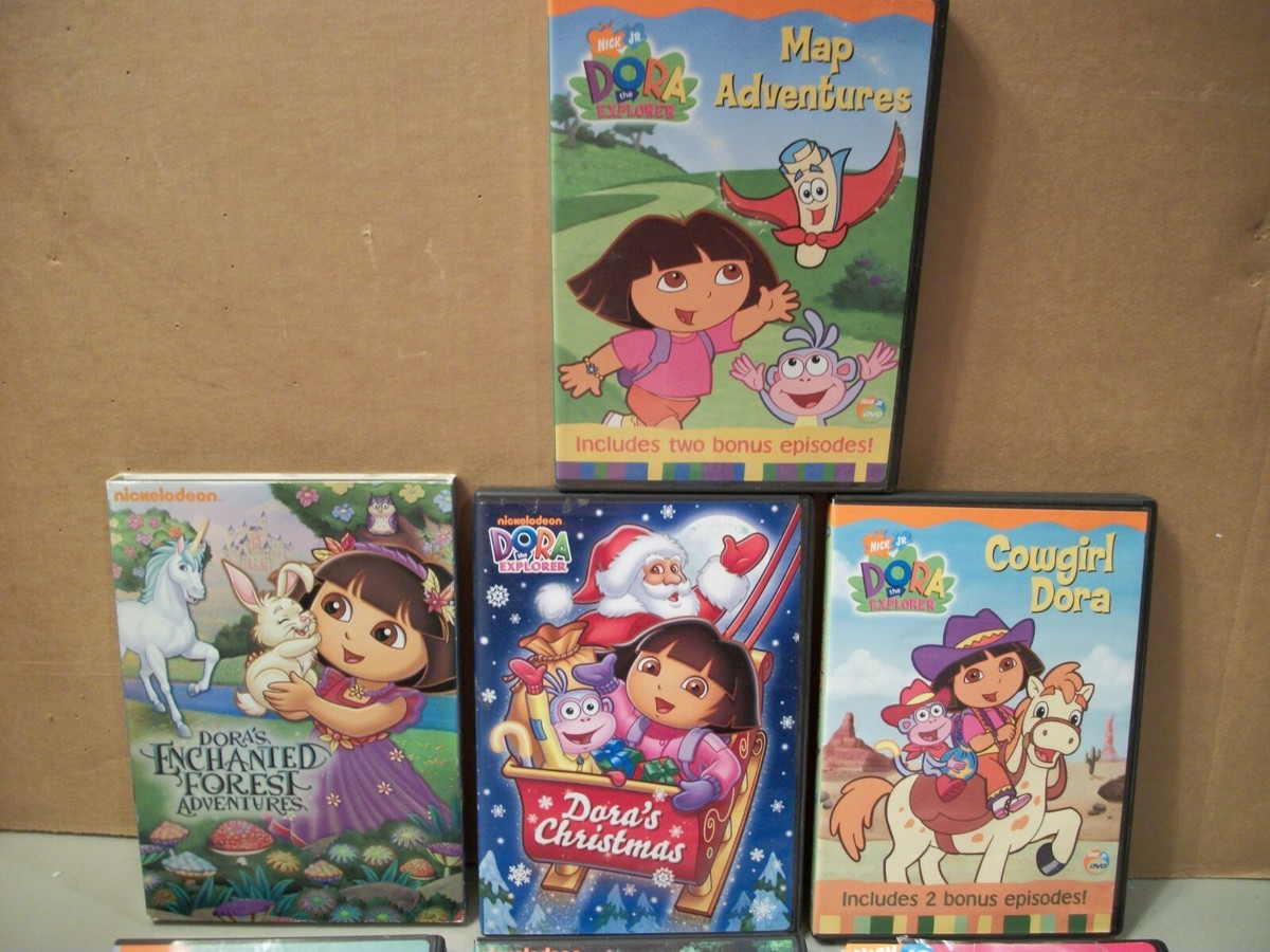 Dora The Explorer Lot of 10 Assorted Nickelodeon DVD's | eBay
