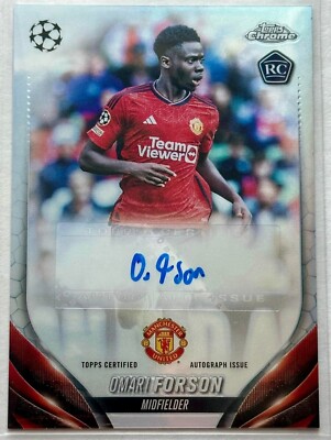 2023-24 Topps Chrome CC Rookie Autographs Refractors Omari Forson