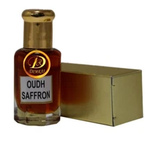 Oud Saffron Attar concentrated Perfume Oil 10ml Premium Rich Warm scent Ittar