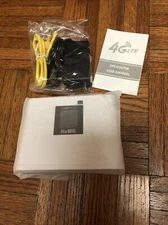 KuWfi 4G LTE Router with SIM Card Slot, Mobile Wifi Hotspot  LCD Display RJ45