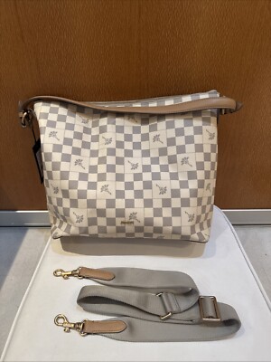 Joop Hobo Cortina Piazza Alara weiß grau Schultergurt Schultertasche Cross taupe