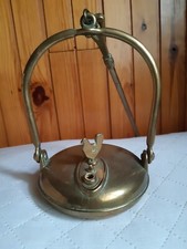 lampe à pétrole suspendu laiton vtg ancienne intérieure extérieur