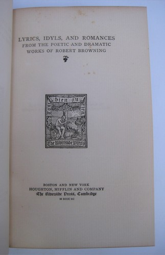 Lyrics, Idyls, and Romances From the Poetic and Dramatic Works of Robert Brown.. - Picture 2 of 2