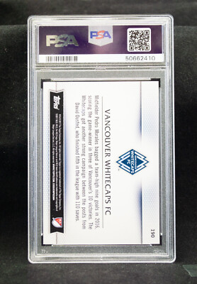 2017 Topps MLS Vancouver Whitecaps FC #190 PSA