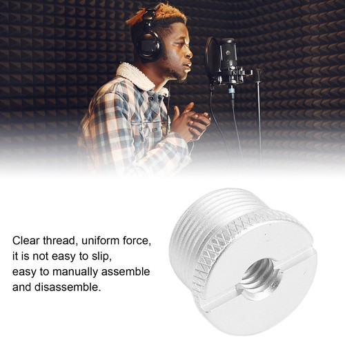 1/4 Inch Female To 5/8 Inch Male Thread Adapter Aluminum Alloy Mic Screw NIU - Picture 19 of 28
