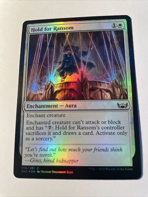1x Hold for Ransom | FOIL | Streets of New Capenna | MTG Magic Cards | eBay 1x Hold for Ransom | FOIL | Streets of New Capenna | MTG Magic Cards | eBay