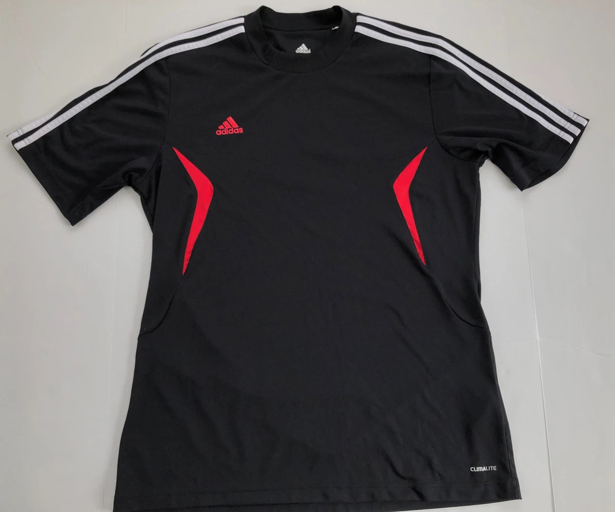 Adidas Jersey Climalite Shirt Size Large -Black Sleeve Tee eBay