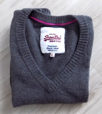 SUPERDRY PREMIUM BLACK LABEL Women's Sweater Long Sleeve L 