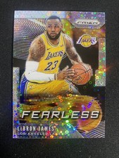 2019-20 NBA Panini Prizm Basketball Lebron James #3 Fearless Fastbreak Prizm