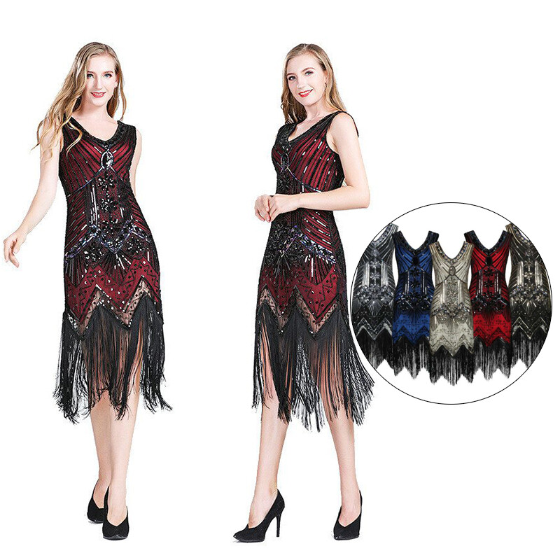1920's evening dress costumes Ghostly Flapper Costume – The Horror Dome