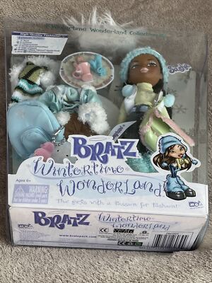 Lot MGA Bratz Wintertime Wonderland Sasha - Vêtements + Accessoires - Vintage