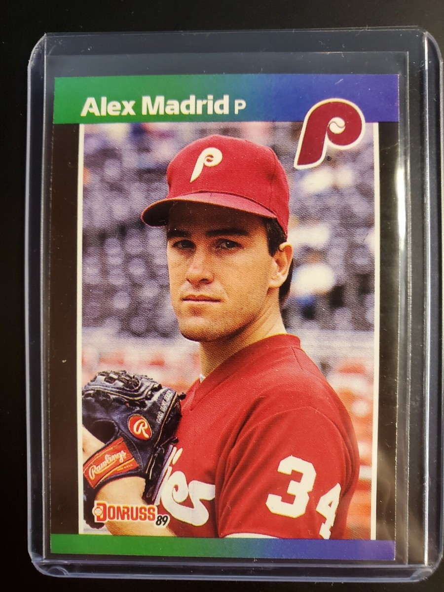 rare 1989 donruss baseball cards VERY HOT RARE 1989 Donruss Alex Madrid ERROR #604 Baseball Card (No Period)