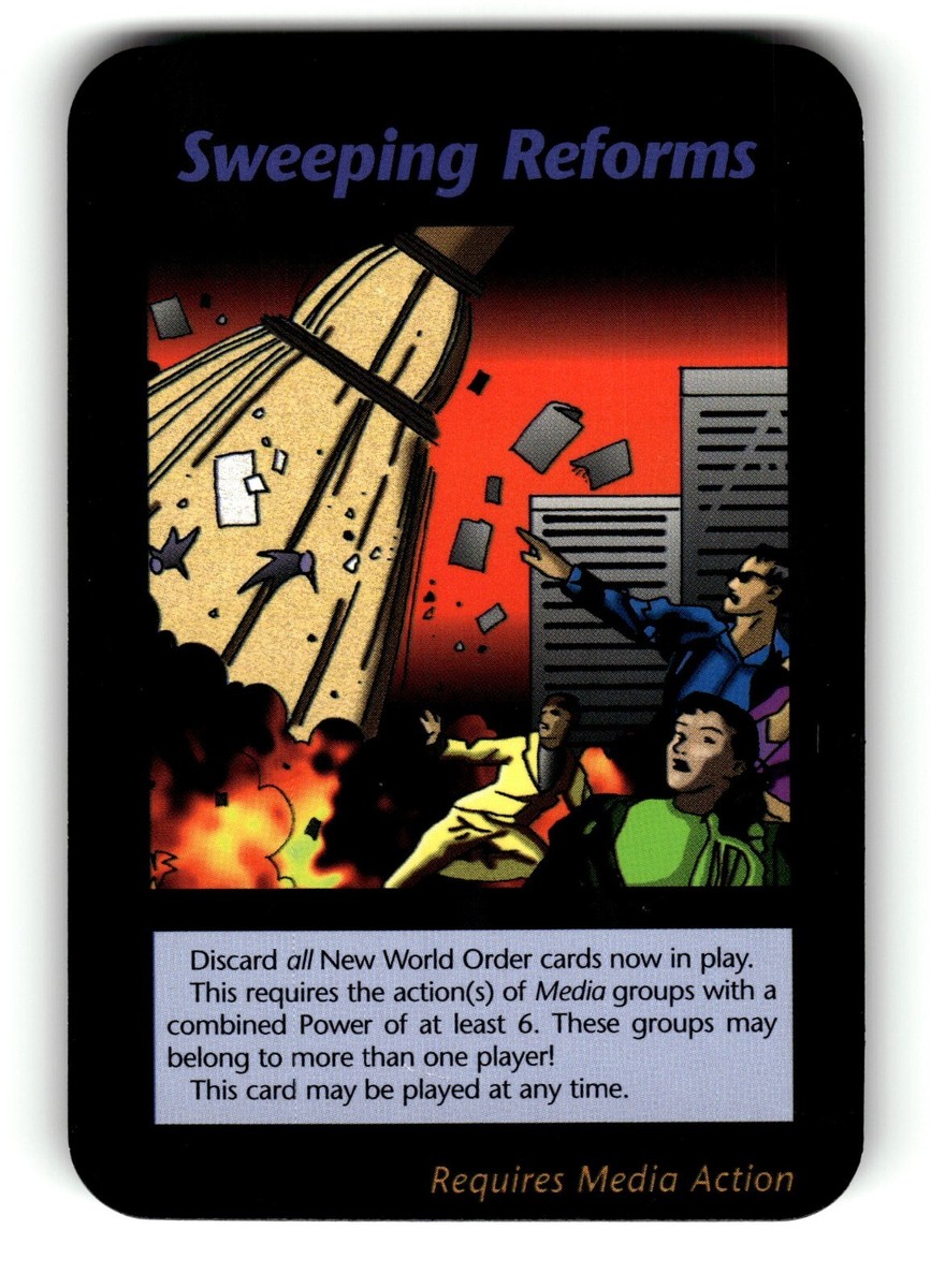 Sweeping Reforms Card Base Set INWO Illuminati New World Order 356