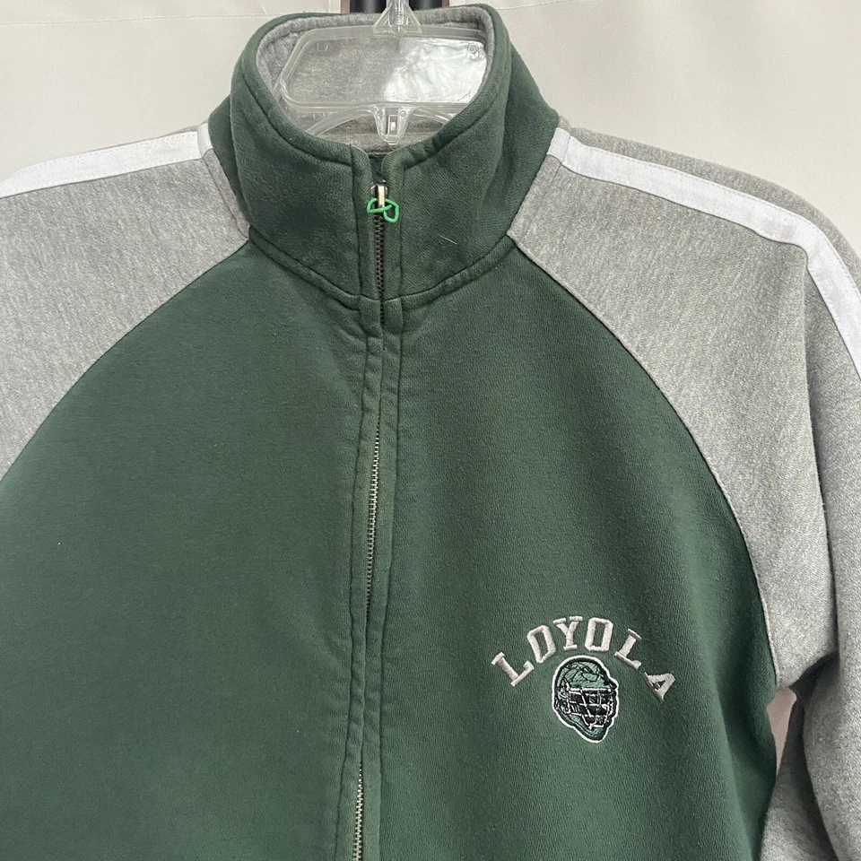 Loyola Lacross Vtg Champion Mens Small Full Zip To Or Womens L Double Sided D9 - Image 3 of 4