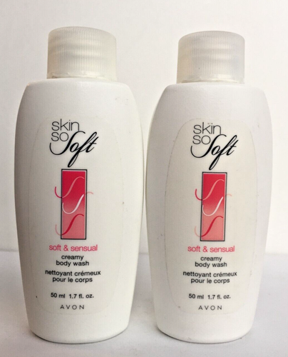 Avon~Skin So Soft~Soft & Sensual Body Wash~Lot of 2~Travel Size~Factory Sealed - 第 1/3 張圖片