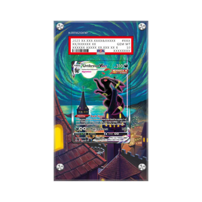 Umbreon VMAX 215/203 Pokémon Extended PSA Artwork Schutzkarte Display Case