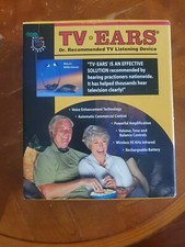 Original TV Ears Wireless Analog Headset 95Khz with Charger Base